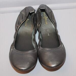 Cole Haan Women’s Jenni Metallic Ballet Flats Size 8B Comfort Work Casual Shoes